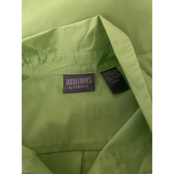 Additions by Chicos green blouse 0 XS - Picture 5 of 6